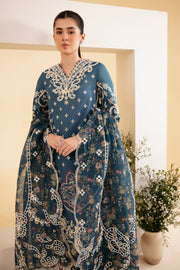 Qalamkar Qlinekari Embroidered Lawn Unstitched 3Pc Suit SQ-05 ELA