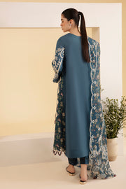 Qalamkar Qlinekari Embroidered Lawn Unstitched 3Pc Suit SQ-05 ELA