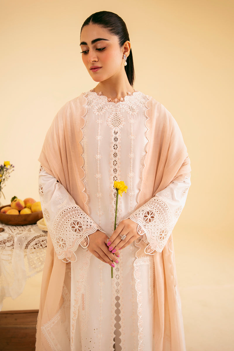 Qalamkar Qlinekari Embroidered Lawn Unstitched 3Pc Suit SQ-07 CARMIN