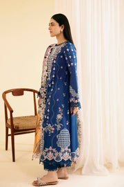 Qalamkar Qlinekari Embroidered Lawn Unstitched 3Pc Suit SQ-08 ZEL