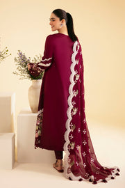 Qalamkar Qlinekari Embroidered Lawn Unstitched 3Pc Suit SQ-11 ZENAL