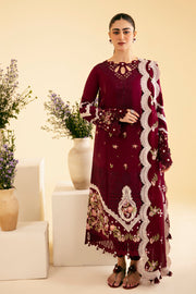 Qalamkar Qlinekari Embroidered Lawn Unstitched 3Pc Suit SQ-11 ZENAL