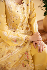 Qalamkar Qlinekari Embroidered Lawn Unstitched 3Pc Suit SQ-12 ZHAIN