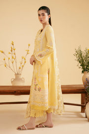 Qalamkar Qlinekari Embroidered Lawn Unstitched 3Pc Suit SQ-12 ZHAIN