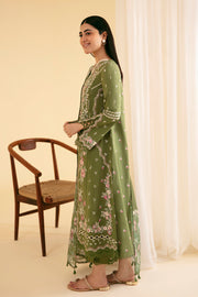 Qalamkar Qlinekari Embroidered Lawn Unstitched 3Pc Suit SQ-14 SEMAL