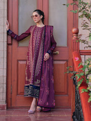 Saira Rizwan Embroidered Khaddar Unstitched 3Pc Suit SR-02 ZAYNEM