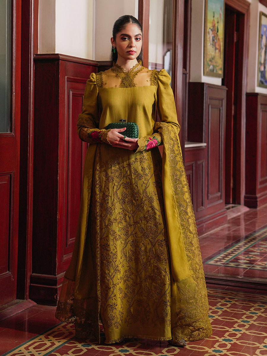 Saira Rizwan Embroidered Khaddar Unstitched 3Pc Suit SR-03 INAYA