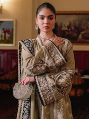 Saira Rizwan Embroidered Karandi Unstitched 3Pc Suit SR-04 LAMISA