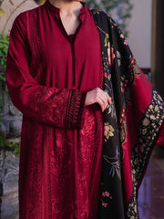 Saira Rizwan Embroidered Khaddar Unstitched 3Pc Suit SR-08 SOHA