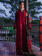Saira Rizwan Embroidered Khaddar Unstitched 3Pc Suit SR-08 SOHA