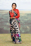 Gul Ahmed Dhoop Kinary Unstitched Printed Lawn Saree SR-52008