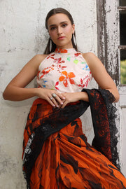 Gul Ahmed The joy Of Summer Printed Lawn Unstitched 3Pc Saree SR-52011