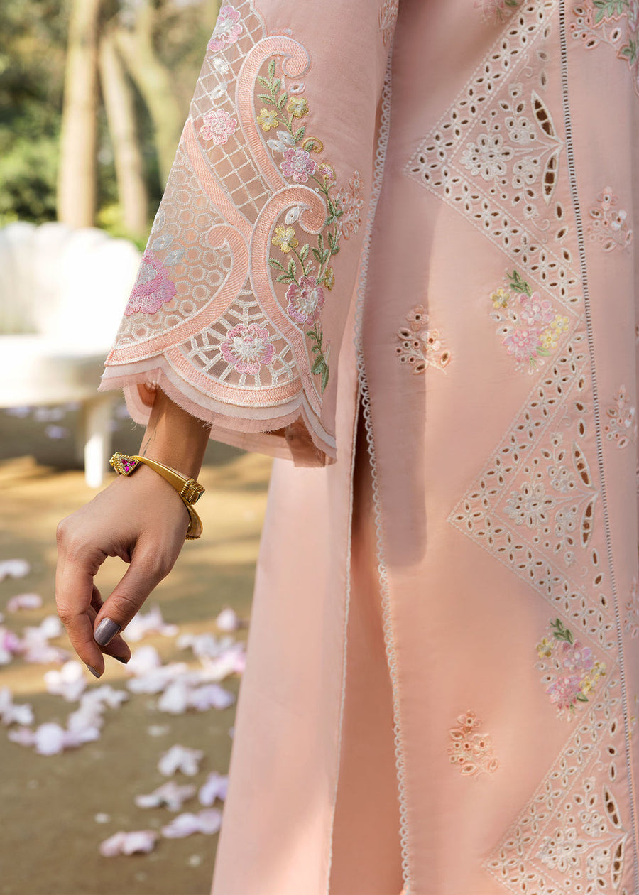 Sardinia Floral Forest Embroidered Lawn Unstitched 3Pc Suit SR-801 Rosewood