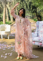 Sardinia Floral Forest Embroidered Lawn Unstitched 3Pc Suit SR-801 Rosewood