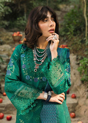 Sardinia Floral Forest Embroidered Lawn Unstitched 3Pc Suit SR-806 Botanic Grace