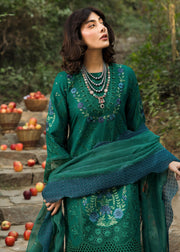Sardinia Floral Forest Embroidered Lawn Unstitched 3Pc Suit SR-806 Botanic Grace