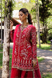 Saira Rizwan Wedding Festive Unstitched Raw Silk 3Pc Suit SRF25-01 GOLNAR