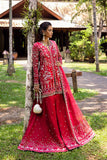 Saira Rizwan Wedding Festive Unstitched Raw Silk 3Pc Suit SRF25-01 GOLNAR