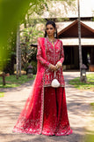Saira Rizwan Wedding Festive Unstitched Raw Silk 3Pc Suit SRF25-01 GOLNAR