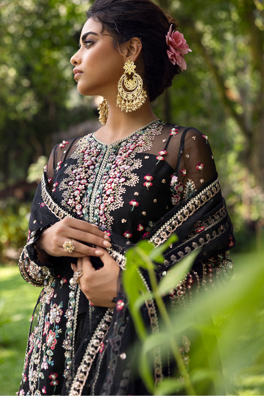 Saira Rizwan Wedding Festive Unstitched Organza 3Pc Suit SRF25-02 AVINA