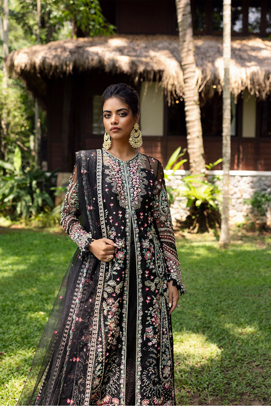 Saira Rizwan Wedding Festive Unstitched Organza 3Pc Suit SRF25-02 AVINA