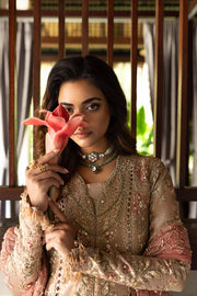 Saira Rizwan Wedding Festive Unstitched Zari Tissue 3Pc Suit SRF25-03 ROHANA