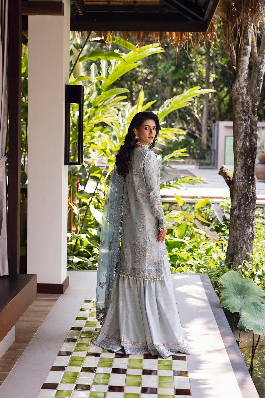 Saira Rizwan Wedding Festive Unstitched Organza 3Pc Suit SRF25-06 SORAYA
