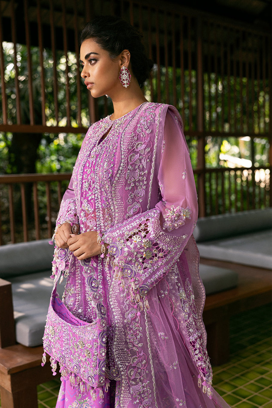 Saira Rizwan Wedding Festive Unstitched Organza 3Pc Suit SRF25-07 LIYANA