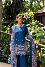 Saira Rizwan Wedding Festive Unstitched Raw Silk 3Pc Suit SRF25-08 DELARA