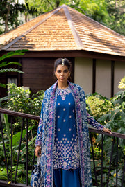 Saira Rizwan Wedding Festive Unstitched Raw Silk 3Pc Suit SRF25-08 DELARA
