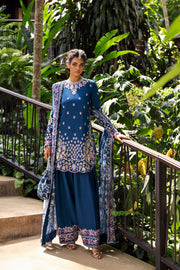 Saira Rizwan Wedding Festive Unstitched Raw Silk 3Pc Suit SRF25-08 DELARA