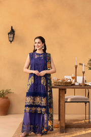 Saira Rizwan Embroidered Luxury Lawn Unstitched 3Pc Suit SRL25-01 AIMEE