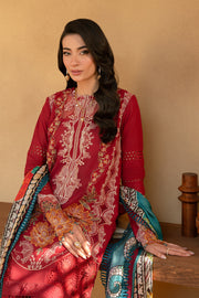 Saira Rizwan Embroidered Luxury Lawn Unstitched 3Pc Suit SRL25-02 MANON