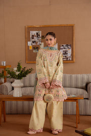 Saira Rizwan Laanem Embroidered Lawn Unstitched 3Pc Suit SRL25-02A NERIDA