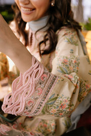 Saira Rizwan Laanem Embroidered Lawn Unstitched 3Pc Suit SRL25-02A NERIDA