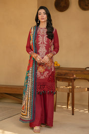 Saira Rizwan Embroidered Luxury Lawn Unstitched 3Pc Suit SRL25-02 MANON