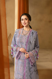 Saira Rizwan Embroidered Luxury Lawn Unstitched 3Pc Suit SRL25-03 EDRINA
