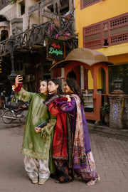 Saira Rizwan Laanem Embroidered Lawn Unstitched 3Pc Suit SRL25-03A ZAFIRA