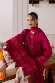 Saira Rizwan Laanem Embroidered Lawn Unstitched 3Pc Suit SRL25-03B ZAFIRA