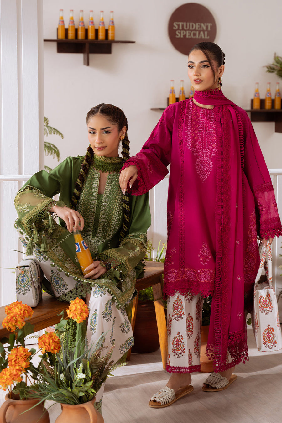 Saira Rizwan Laanem Embroidered Lawn Unstitched 3Pc Suit SRL25-03B ZAFIRA