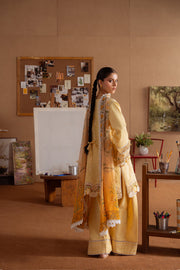 Saira Rizwan Laanem Embroidered Lawn Unstitched 3Pc Suit SRL25-04A LEYLA