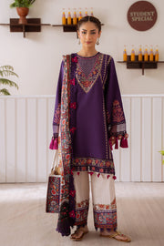 Saira Rizwan Laanem Embroidered Lawn Unstitched 3Pc Suit SRL25-05B ELIF