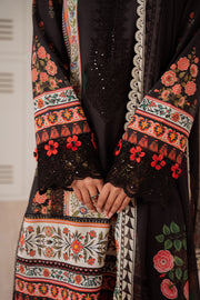 Saira Rizwan Laanem Embroidered Lawn Unstitched 3Pc Suit SRL25-07A ZUMRA