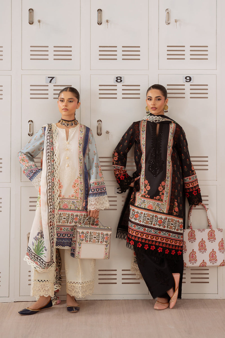 Saira Rizwan Laanem Embroidered Lawn Unstitched 3Pc Suit SRL25-07B ZUMRA