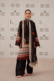 Saira Rizwan Laanem Embroidered Lawn Unstitched 3Pc Suit SRL25-07A ZUMRA