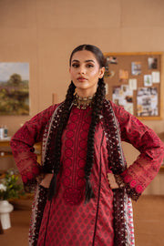 Saira Rizwan Laanem Embroidered Lawn Unstitched 3Pc Suit SRL25-08A SEREN