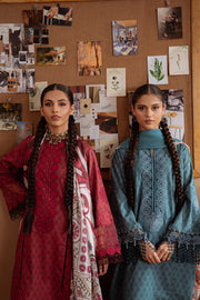 Saira Rizwan Laanem Embroidered Lawn Unstitched 3Pc Suit SRL25-08B SEREN