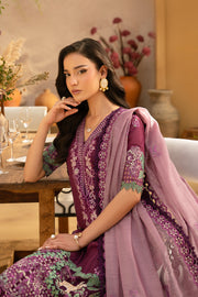Saira Rizwan Embroidered Luxury Lawn Unstitched 3Pc Suit SRL25-11 VALERIE