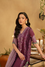 Saira Rizwan Embroidered Luxury Lawn Unstitched 3Pc Suit SRL25-11 VALERIE