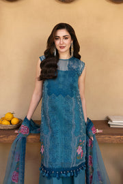 Saira Rizwan Embroidered Luxury Lawn Unstitched 3Pc Suit SRL25-12 ALMA